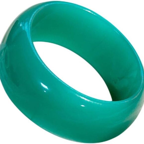 Exaggerated Colorful Irregular Geometric Acrylic Resin Bangle Bracelet Handmade - Picture 1 of 3